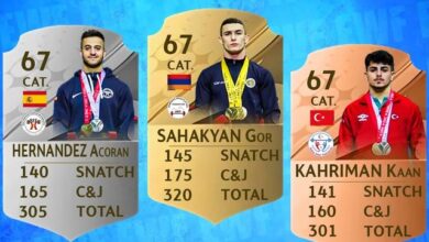 دسته 67 کیلو مردان