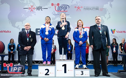 سکوی دسته 47 پاورلیفتینگ زنان قهرمانی جهان 2023-وزنش