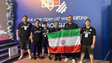 تیم ملی وزنه برداری نوجوانان