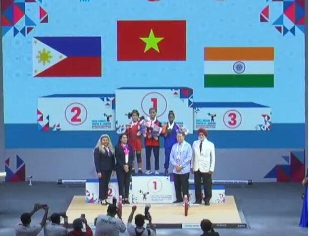 دسته 40 کیلو دختران قهرمانی نوجوانان آسیا 2023