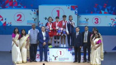 دسته 45 کیلو دختران قهرمانی نوجوانان آسیا 2023